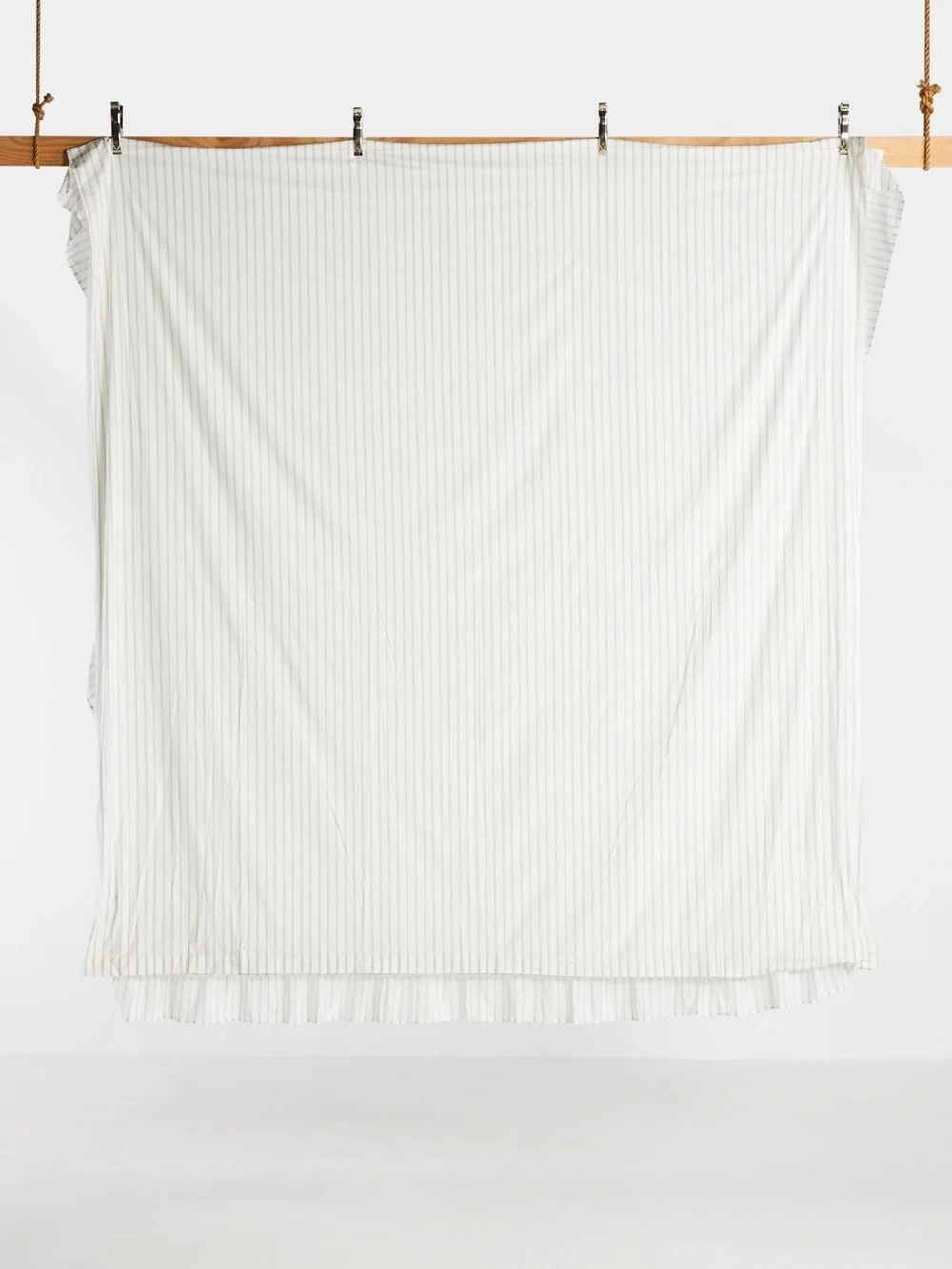 Anthropologie - Betsy Cotton Ruffle Stripe Duvet Cover and Shams